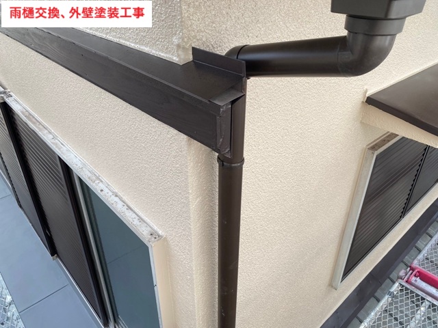 20250212播磨町　T様　雹　外壁塗装施工写真